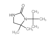 2-Imidazolidinone,1-(1,1-dimethylethyl)-5,5-dimethyl- Structure