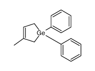 3-methyl-1,1-diphenyl-2,5-dihydrogermole结构式