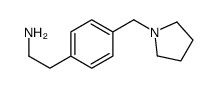 2-[4-(pyrrolidin-1-ylmethyl)phenyl]ethanamine Structure