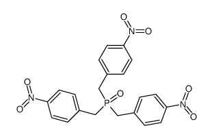 tris-(4-nitro-benzyl)-phosphine oxide Structure