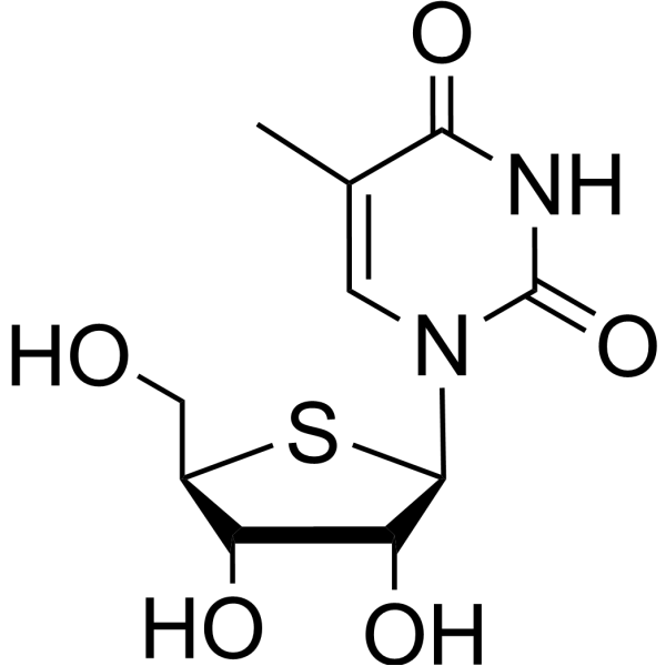 1-(4'-thio-beta-ribofuranosyl)thymine picture