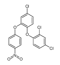 4-chloro-1-(2,4-dichlorophenoxy)-2-(4-nitrophenoxy)benzene Structure
