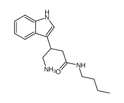 4-amino-N-butyl-3-(1H-indol-3-yl)butyramide Structure