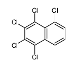 1,2,3,4,5-Pentachloronaphthalene structure