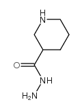 哌啶-3-碳酰肼结构式