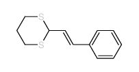 1,3-Dithiane,2-[(1E)-2-phenylethenyl]- Structure