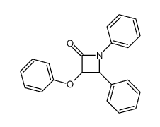 3-phenoxy-1,4-diphenylazetidin-2-one结构式
