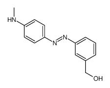 [3-[[4-(methylamino)phenyl]diazenyl]phenyl]methanol结构式