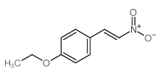 Benzene,1-ethoxy-4-(2-nitroethenyl)- Structure