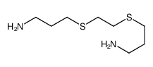 3-[2-(3-aminopropylsulfanyl)ethylsulfanyl]propan-1-amine结构式