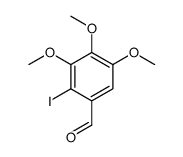 2-iodo-3,4,5-trimethoxybenzaldehyde Structure