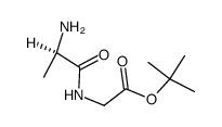 Boc-D-丙氨酰甘氨酸结构式