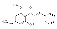 2-Propen-1-one,1-(2-hydroxy-4,6-dimethoxyphenyl)-3-phenyl-结构式