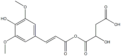 芥子酰基菜果酸酯结构式