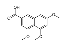 4,5,7-三甲氧基-2-萘羧酸结构式