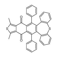 12,14-Dimethyl-10,16-diphenyldibenzo[b,f]thieno[3',4':6,7]naphtho[2,3-d]thiepin-11,15-dion Structure