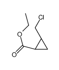 ethyl (1R,2R)-2-(chloromethyl)cyclopropane-1-carboxylate结构式