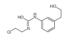 1-(2-chloroethyl)-3-[3-(2-hydroxyethyl)phenyl]urea结构式
