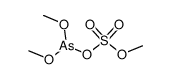 dimethoxyarsenic methyl sulfate Structure