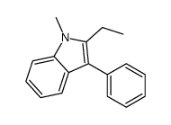 2-ethyl-1-methyl-3-phenylindole Structure