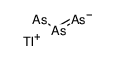 Thallium(1+) 1-triarsen-1-ide Structure