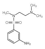 3-氨基-n-[2-(二甲基氨基)乙基]-n-甲基苯磺酰胺结构式