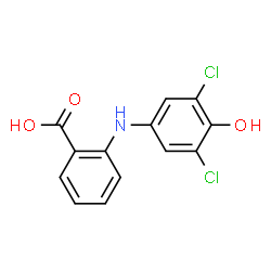 Benzoic acid,2-[(3,5-dichloro-4-hydroxyphenyl)amino]- Structure