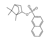 naphthalene-2-sulfonic acid bornyl ester Structure