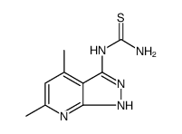 Thiourea, N-(4,6-dimethyl-1H-pyrazolo[3,4-b]pyridin-3-yl) Structure