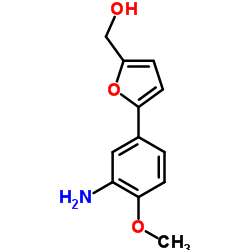 [5-(3-AMINO-4-METHOXY-PHENYL)-FURAN-2-YL]-METHANOL structure