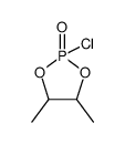 trans-2-Chloro-2-oxo-4,5-dimethyl-1,3,2-dioxaphospholane结构式