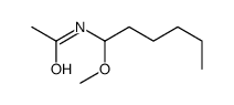 N-(1-methoxyhexyl)acetamide Structure