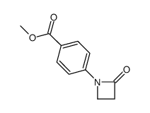 methyl 4-(2-oxoazetidin-1-yl)benzoate结构式