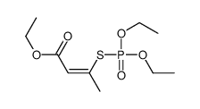 ethyl 3-diethoxyphosphorylsulfanylbut-2-enoate结构式