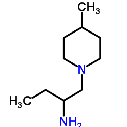 1-(4-METHYL-PIPERIDIN-1-YLMETHYL)-PROPYLAMINE Structure