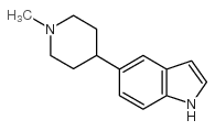 5-(1-甲基哌啶-4-基)-1h-吲哚结构式