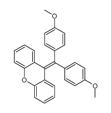 9-[bis(4-methoxyphenyl)methylidene]xanthene结构式