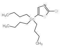 2-CHLORO-5-(TRIBUTYLSTANNYL)-1,3-THIAZOLE structure