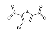 3-bromo-2,5-dinitrothiophene Structure
