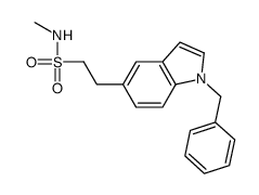 2-(1-苄基-1H-吲哚-5-基)乙烷磺酸甲酰胺结构式