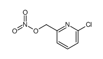 6-chloro-2-pyridylmethyl nitrate Structure