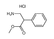 2-苯基-3-氨基丙酸甲酯盐酸盐结构式