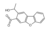 1-(3-nitrodibenzo[b,d]furan-2-yl)ethan-1-ol Structure
