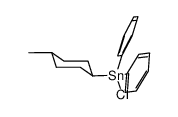 trans-(4-methylcyclohexyl)diphenyltin chloride结构式
