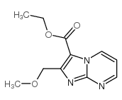 咪唑[1,2-A]嘧啶-3-羧酸-2-(甲氧甲基)-乙酯结构式