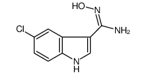 N-羟基-5-氯吲哚-3-甲脒结构式