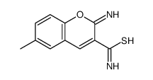 2-imino-6-methylchromene-3-carbothioamide结构式