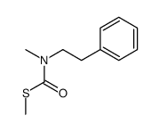 S-methyl N-methyl-N-(2-phenylethyl)carbamothioate结构式