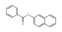 苯甲酸-2-萘酯结构式