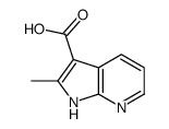 2-methyl-1H-pyrrolo[2,3-b]pyridine-3-carboxylic acid Structure